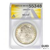 1884-O Morgan Dollar ANACS MS64