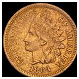 1864 Indian Head Cent CLOSELY UNCIRCULATED