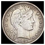 1897 Barber Quarter CLOSELY UNCIRCULATED