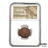 West Roman Gratian, AD 367-383 AE2 NGC