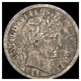 1898-S Barber Dime LIGHTLY CIRCULATED