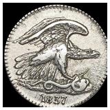1837 Feuchtwanger One Cent CLOSELY UNCIRCULATED