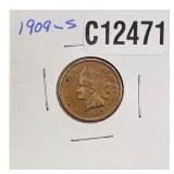 1909-S Indian Head Cent
