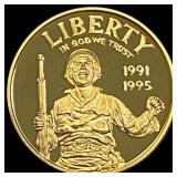 1993-W Vietnam Veterans Memorial $5 GEM PROOF