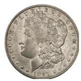 1897-O Morgan Silver Dollar AU