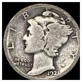 1921 Mercury Dime NICELY CIRCULATED