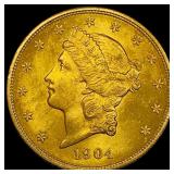 1904 Liberty Head Double Eagle UNCIRCULATED