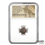 Roman Julian II, AD 360-363 AE4 BI Nummus NGC