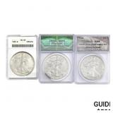 1. 1993-S Silver Eagle ANACS MS682. 201
