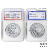 2009-P $1 Abraham Lincoln Silver IGS MS7