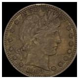 1908 Barber Quarter CLOSELY UNCIRCULATED