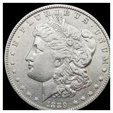 1889 Morgan Silver Dollar CLOSELY UNCIRCULATED