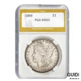 1899 Morgan Silver Dollar PGA MS63
