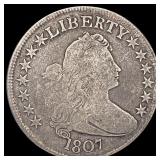 1807 Draped Bust Half Dollar NICELY CIRCULATED