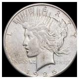 1925-S Peace Dollar CLOSELY UNCIRCULATED