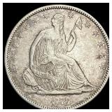 1877-S Seated Liberty Half Dollar CLOSELY UNCIRCUL