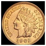 1902 Indian Head Cent GEM BU
