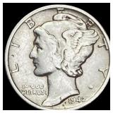 1942 Mercury Dime CLOSELY UNCIRCULATED