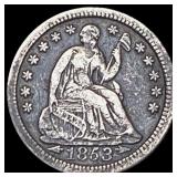 1863-O Seated Liberty Half Dime NICELY CIRCULATED