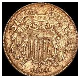 1864 Two-Cent Piece LIGHTLY CIRCULATED