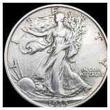1935 Walking Liberty Half Dollar CLOSELY UNCIRCULA