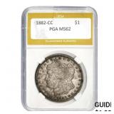 1882-CC Morgan Dollar PGA MS62