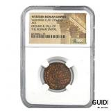 West Roman Valentinian II, AD 375-392 AE2 NGC