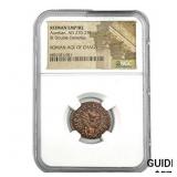 Roman Aurelian, AD 270-275 BI Double-Denarius NGC