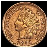 1891 Indian Head Cent UNCIRCULATED