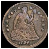 1856 Seated Liberty Half Dime LIGHTLY CIRCULATED