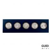 2011 U.S. Mint Box $1 Silver Eagle [5coins] W/ Box