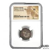 Roman Gallienus, AD 253-268 BI Dbl-Denarius NGC XF