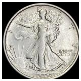 1917-S Walking Liberty Half Dollar CHOICE AU
