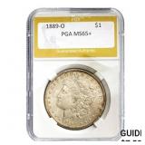 1889-O Morgan Dollar PGA MS65+