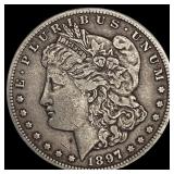 1897-S Morgan Silver Dollar NEARLY UNCIRCULATED