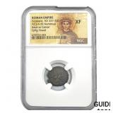 Roman Constans, AD 337-350 AE3/4 BI Nummus NGC