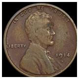 1914-D Lincoln Wheat Cent NICELY CIRCULATED