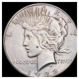 1928 Peace Dollar LIGHTLY CIRCULATED