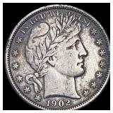 1902 Barber Half Dollar LIGHTLY CIRCULATED