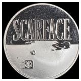 2023 Chad 5000 Francs Scarface Silver Co GEM BU