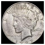 1927-S Peace Dollar NEARLY UNCIRCULATED