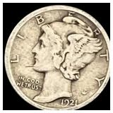 1921 Mercury Dime LIGHTLY CIRCULATED