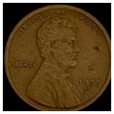 1939-S Lincoln Wheat Cent LIGHTLY CIRCULATED