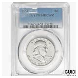 1954 Franklin Half Dollar PCGS PR64 DCAM