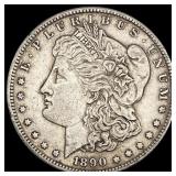 1890-S Morgan Silver Dollar NEARLY UNCIRCULATED