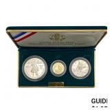 1992 Columbus Quincentennary 3 Coin Set 0.24oz Gol
