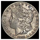 1890-CC Morgan Silver Dollar NEARLY UNCIRCULATED