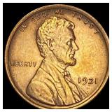 1921 Lincoln Wheat Cent CHOICE BU