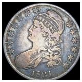 1831 Capped Bust Half Dollar LIGHTLY CIRCULATED
