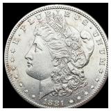 1881-S Morgan Silver Dollar UNCIRCULATED
